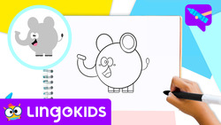 How to draw an Elephant Instructional Video