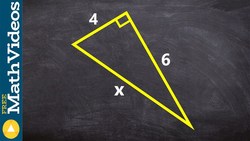 Applying pythagorean theorem to find the length of a hypotenuse Instructional Video