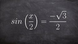 How to solve for the half angle of sine Instructional Video