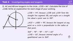 The tangents from an external point are equal in length Instructional Video