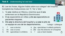 La medicina hoy en día: imperfect 'ser' Instructional Video