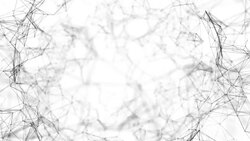 Black point Connected lines moving round shape corporate network plexus. place for text. cinematic plexus background. seamless loop motion background. Stock Footage