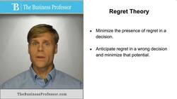 Regret Theory Instructional Video