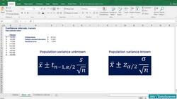 Statistics for Data Science and Business Analysis - Calculating Confidence Intervals Within a Population with an Unknown Variance Instructional Video