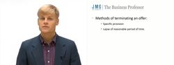 Terminating an Offer to Contract Instructional Video