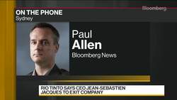 Rio Tinto Says CEO Jacques to Exit Company News Clip
