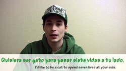 Great pick up line in Spanish (Día 41) Instructional Video