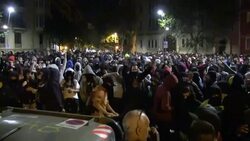 CLEAN : Catalan separatists, police clash in fresh violence News Clip