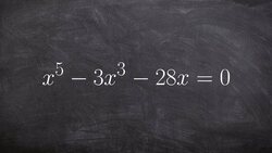 Learn to Find all the Solutions by Factoring Higher Order Polynomial Instructional Video
