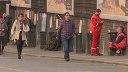 UK: Paddington Station during Coronavirus epidemic. News Clip