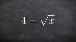 Learn How to Apply Inverse Operations to Solve an Equation with a Square Root Instructional Video
