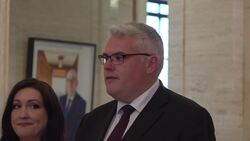 DUP leader on 'productive discussion' with PM at Stormont News Clip