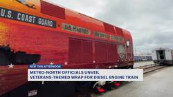 Metro-North unveils patriotic train wrap design ahead of Veterans Day News Clip