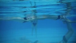 Girls practicing Stock Footage