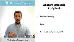 What is Marketing Analytics Instructional Video