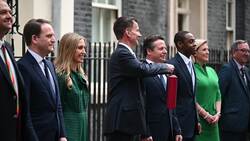 Jeremy Hunt prepares to deliver spring Budget - slow motion footage News Clip