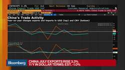 China Exports Unexpectedly Rise in July News Clip