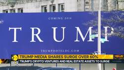 Donald Trump Media Shares Surge Over 60% News Clip