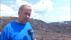 Greece fires took just minutes to reach the sea News Clip