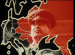 Atomic Age, Cold War, Warsaw Pact, birth of NATO, missile and airborne defence Stock Footage