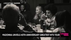 Madonna’s Star-Studded Announcement for Greatest Hits Tour News Clip