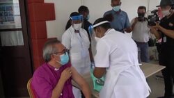 CLEAN : Seychelles begins Covid-19 vaccination with Chinese drug (2) News Clip