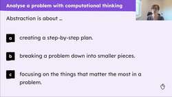 Tackling a project using computational thinking Instructional Video