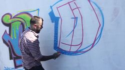 How to Draw a D in Graffiti Instructional Video