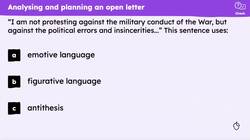 Writing an open letter Instructional Video