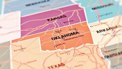 Oklahoma from USA States Stock Footage