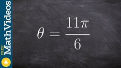 How to graph an angle in standard form in terms of pi Instructional Video