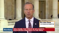 Sen. Thune Hopes Trump 'Doesn't Have to Execute on 25% Tariffs' News Clip