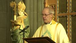 Archbishop of Canterbury Justin Welby speech at Christmas Day Sung Eucharist  Part 5. News Clip