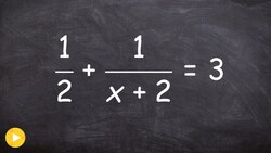How to solve a rational equation by multiplying by the LCD Instructional Video