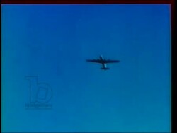 US B-29 bomber drops atomic bomb on Nagasaki, 9 August 1945 Stock Footage