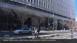 Quebec reduces tuition hike for English-language universities News Clip