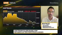 SoftBank Plans $9 Billion Buyback After Portfolio Losses News Clip