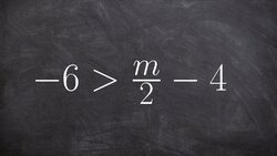 Solving a two step inequality with less than Instructional Video