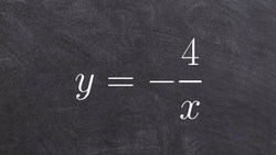 Graphing the reciprocal function with a reflection Instructional Video