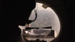 In the cockpit of a Russian plane Stock Footage