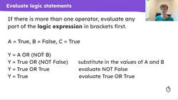 Logic statements and expressions Instructional Video