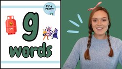 g' Words | Blending Phonics | CVC Words | g Words with Pictures | Learn to Read | British Teacher Instructional Video