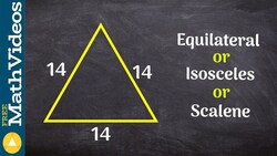 Learn to classify a triangle based on the sides of the triangle ex 7 Instructional Video