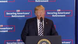 Trump signs executive order on retirement plans News Clip