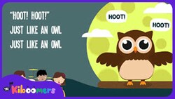 Owl Song for Kids | Animal Songs for Children | The Kiboomers Instructional Video