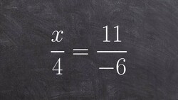 Solving a proportion using inverse operations Instructional Video