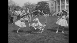 Egg rolling ceremony on Easter Sunday at White House in Washington, DC News Clip