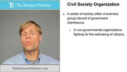Civil Society Organization Instructional Video