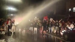 CLEAN : Israeli police fire water cannons to disperse anti-govt protests News Clip