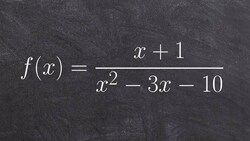 Learn how to graph a rational function without any symmetry Instructional Video